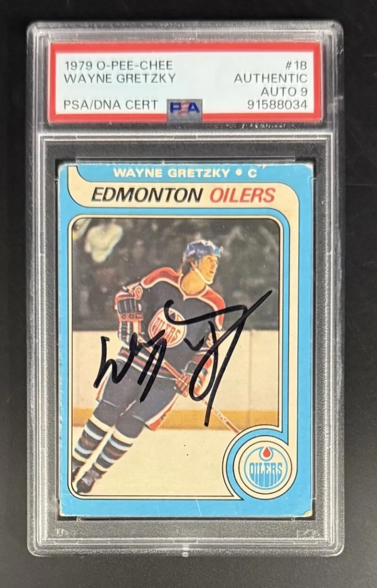 Wayne Gretzky Signed Autograph PSA/DNA 1979 O-Pee-Chee Rookie Card MINT 9 AUTO