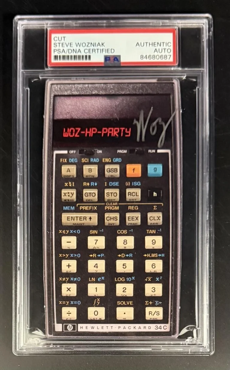 Steve Wozniak Signed Autograph PSA/DNA COA Slabbed History Apple Woz Party Rare