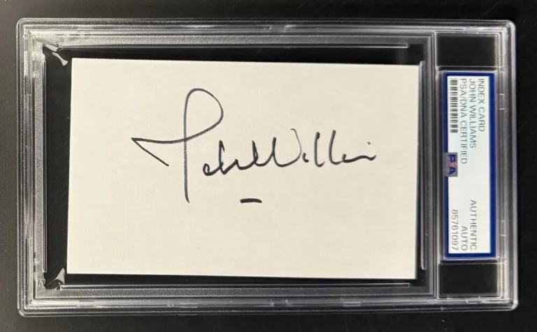 John Williams Signed Autograph PSA/DNA COA Slab Legend Composer Star Wars Card