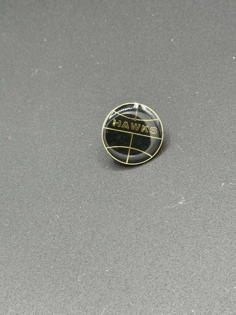 Iowa Hawkeyes Basketball Rare Vintage Lapel Pin
