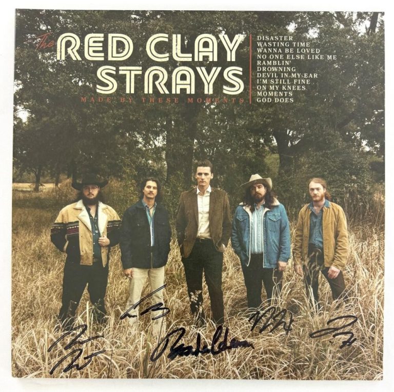 Red Clay Strays Full Band Signed Autograph Made By These Moments Album JSA COA