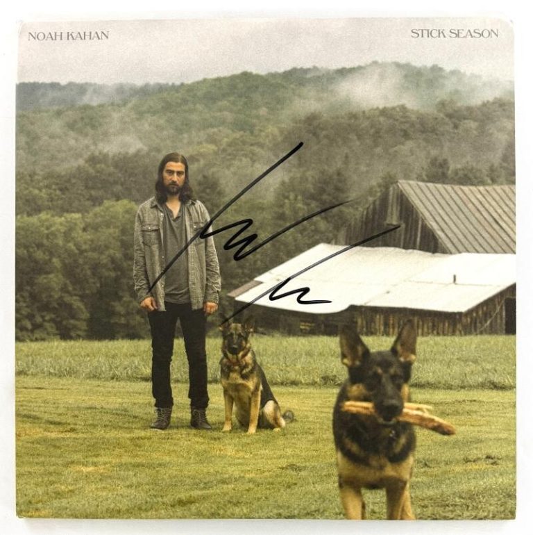 Noah Kahan Signed Autograph Stick Season Album Vinyl Record LP w/ JSA COA