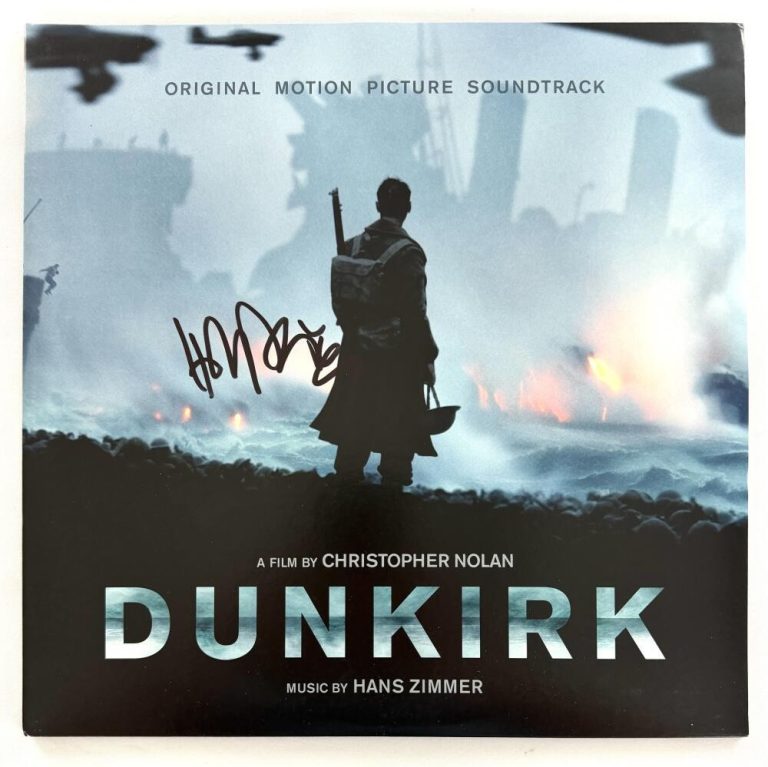 Hans Zimmer Signed Autograph Dunkirk Soundtrack Album Vinyl Record LP w/ JSA COA