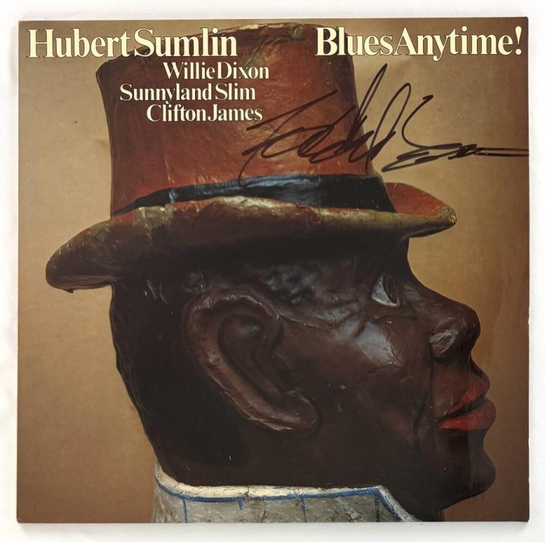 Hubert Sumlin Signed Autograph Blues Anytime! Album Vinyl Record LP w/ JSA COA
