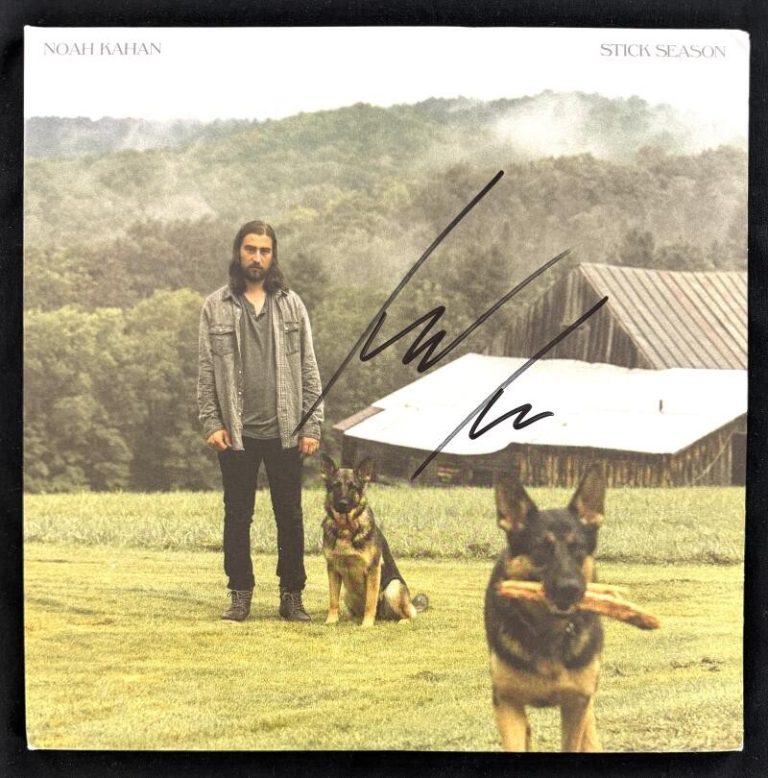 Noah Kahan Signed Autograph Stick Season Album Vinyl Record - Folk w/ JSA COA