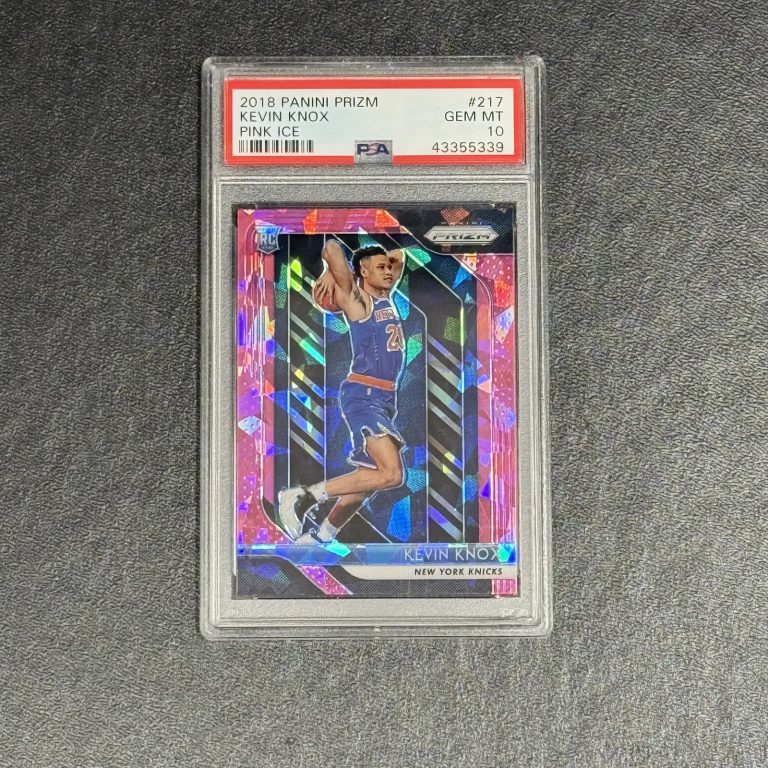 2018 Panini Prizm Pink Ice#217 Kevin Knox PSA 10