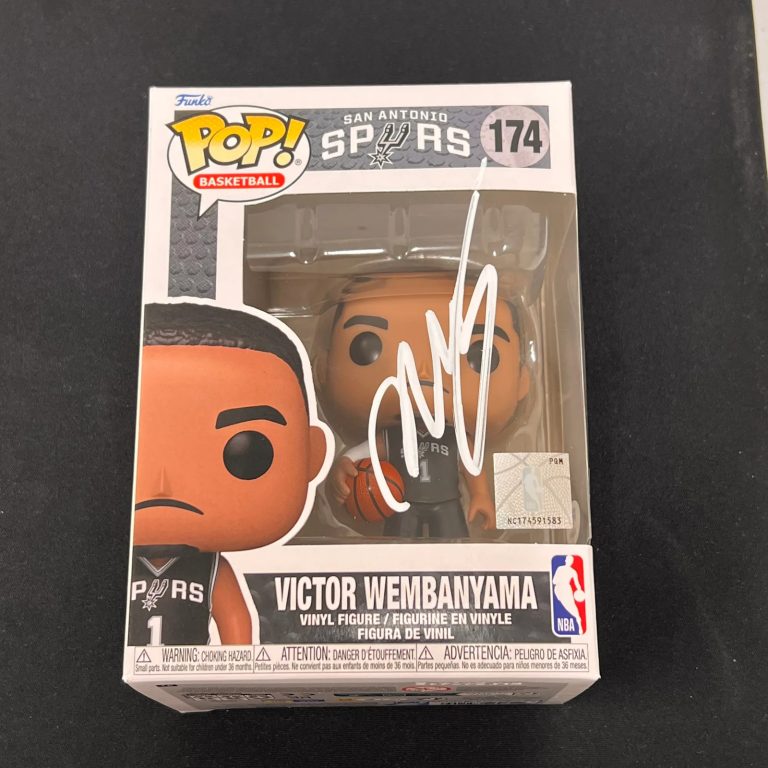 Victor Wembanyama Signed Funko Pop PSA Spurs Autographed