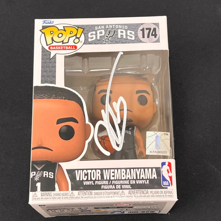 Victor Wembanyama Signed Funko Pop PSA Spurs Autographed