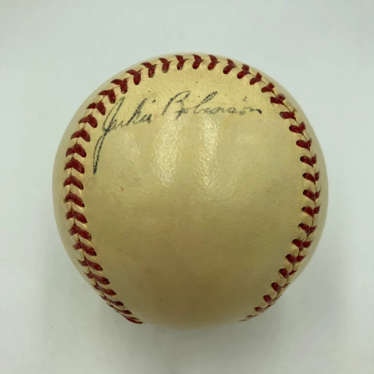 Jackie Robinson Rookie Signed 1940's National League Frick Baseball JSA COA