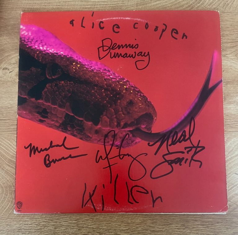 * ALICE COOPER BAND * signed vinyl album * KILLER * COA *