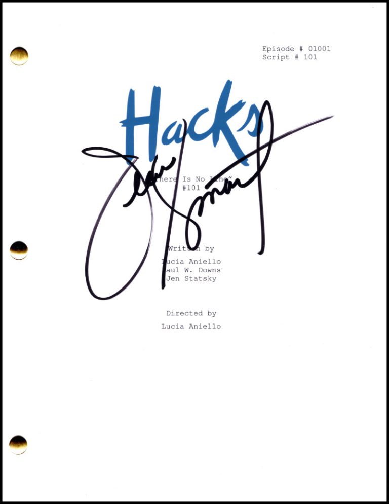 Jean Smart Signed Autograph Hacks Full Pilot Script Screenplay - Deborah Vance