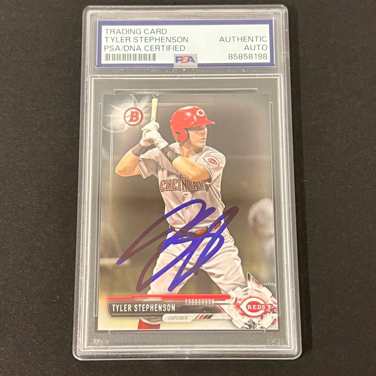 2017 Topps Bowman#BP61 Tyler Stephenson Signed Card PSA Autographed