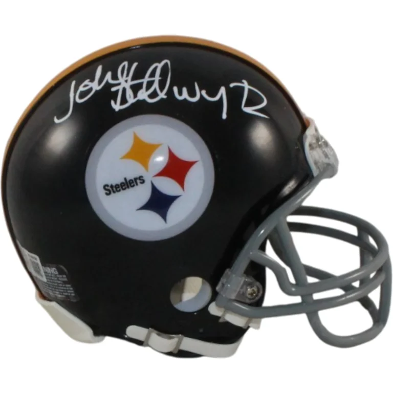 John Stallworth Signed Pittsburgh Steelers VSR4 TB Mini Helmet Beckett 57161