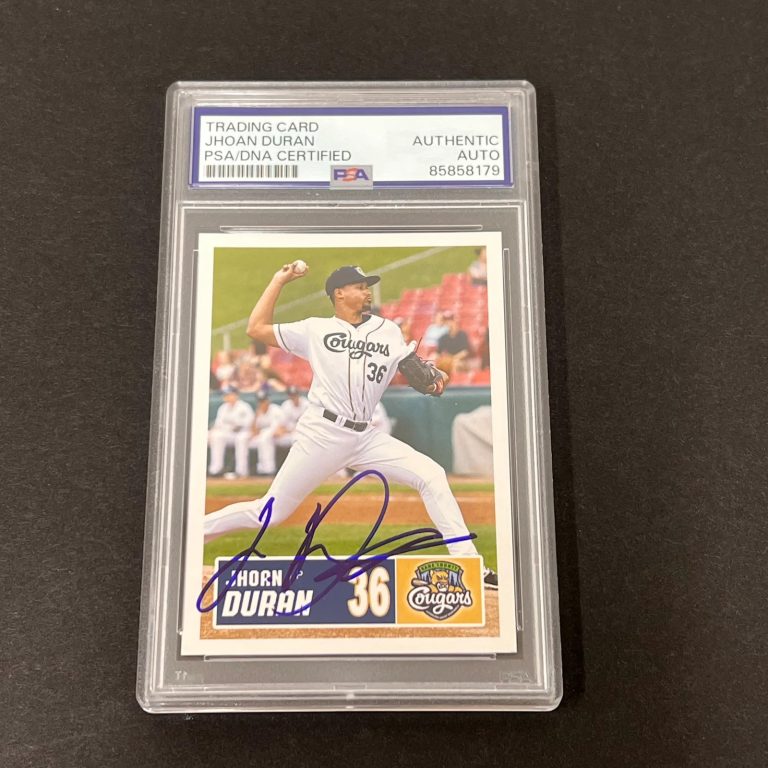 Grandstand #36 Jhoan Duran Signed Card PSA Autographed