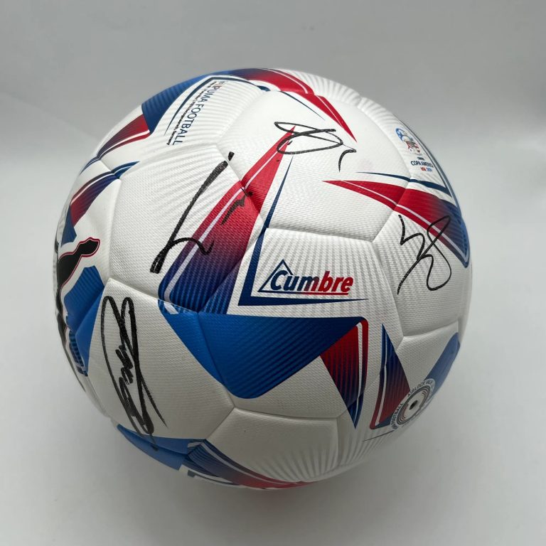 Brazil National Team Signed Soccer Ball Junior, Rodrygo, Marquinhos, Gomes JSA