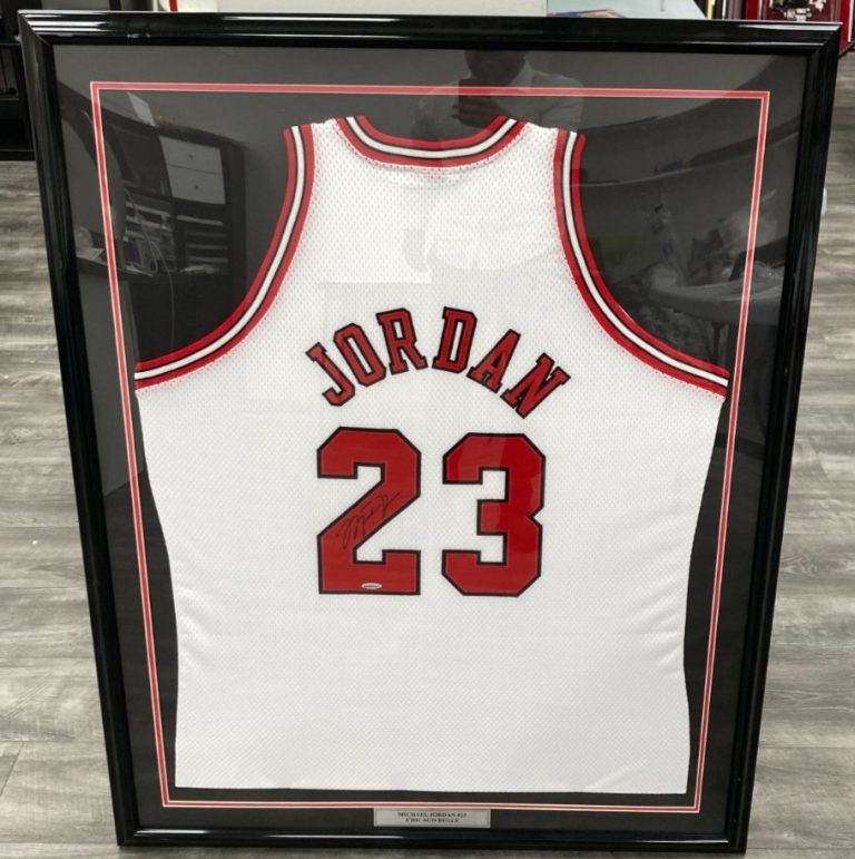 Michael Jordan Signed Authentic Chicago Bulls Jersey JSA Graded 9 MINT UDA COA