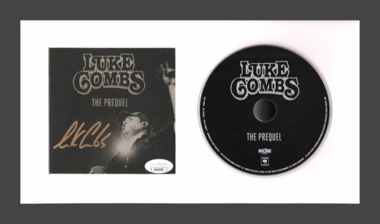 Luke Combs Signed Autograph The Prequel Framed CD Display - Ready to Hang! JSA