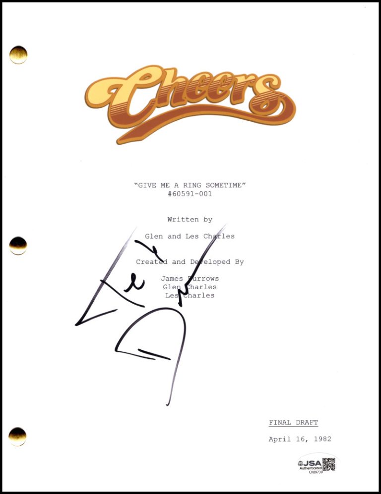 Ted Danson Signed Autograph Cheers Full Pilot Script Screenplay - Sam Malone JSA