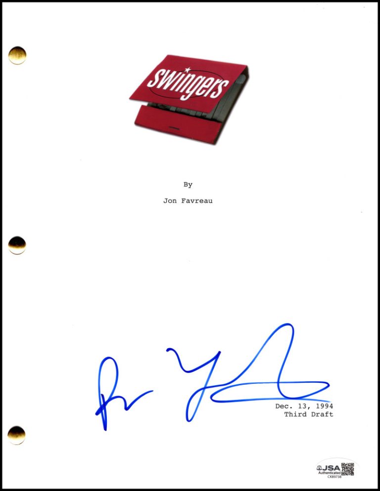 Ron Livingston Signed Autograph Swingers Full Movie Script Screenplay w/ JSA COA