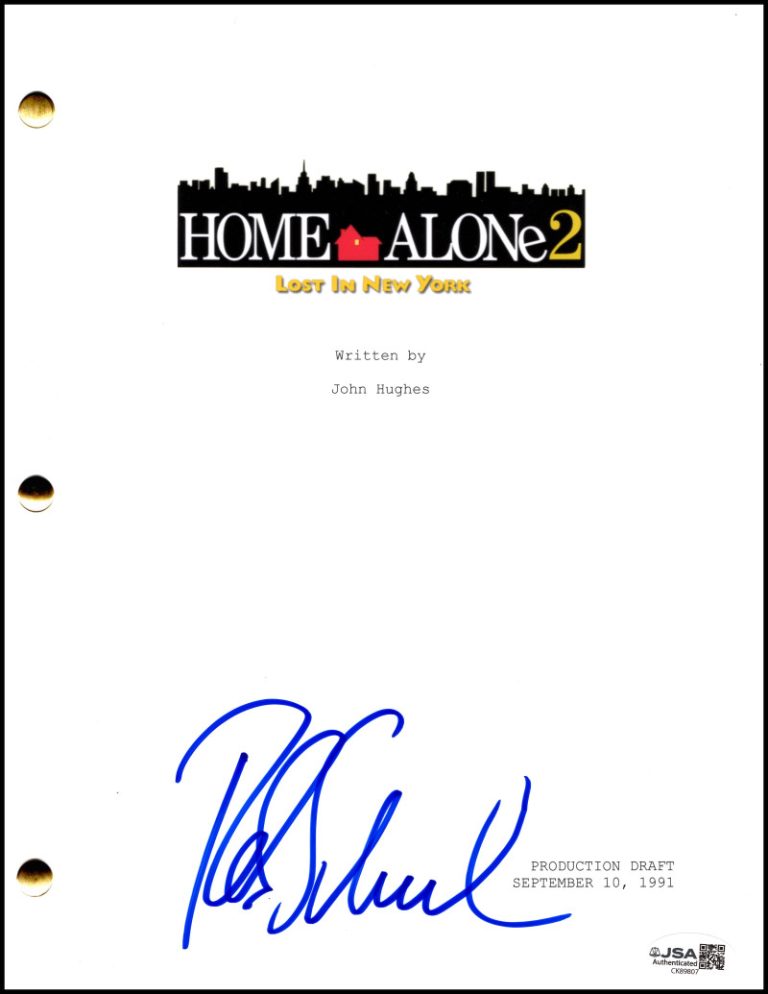 Rob Schneider Signed Autograph Home Alone 2 NY Full Script Screenplay w/ JSA COA