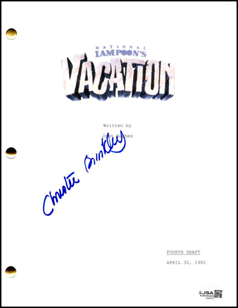 Christie Brinkley Signed Autograph National Lampoon's Vacation Full Script JSA