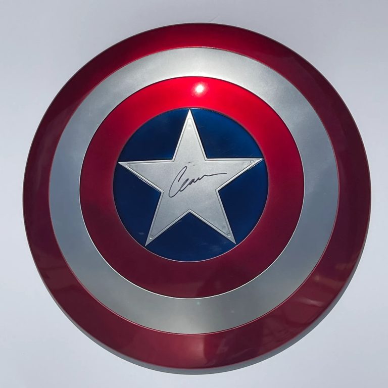 Chris Evans Signed Captain America Shield PSA/DNA, BAS, Fanatics, Autographed