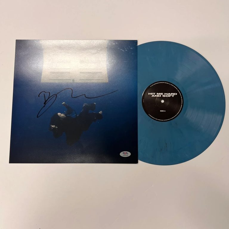 Billie Eilish Signed Hit Me Hard and Soft Vinyl Album PSA Autographed