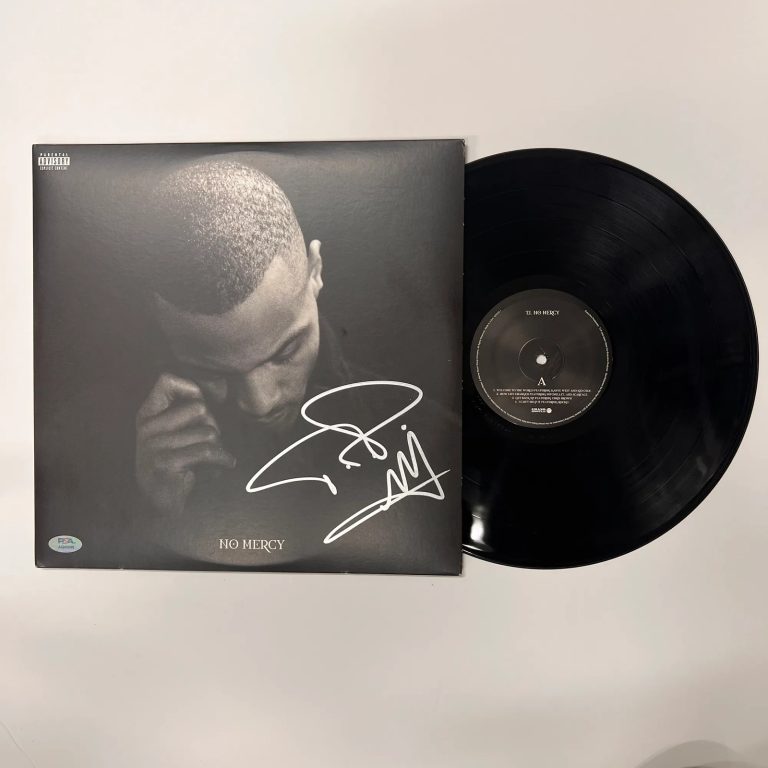 T.I. Signed No Mercy Vinyl Album PSA Autographed