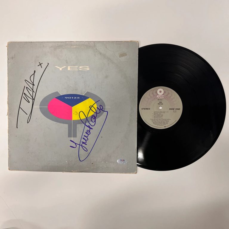 Tony Kaye & Trevor Rabin Signed 90125 Vinyl Album PSA Autographed