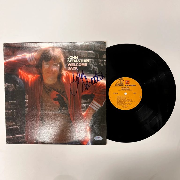 John Sebastian  Signed Welcome Back Vinyl Album PSA Autographed