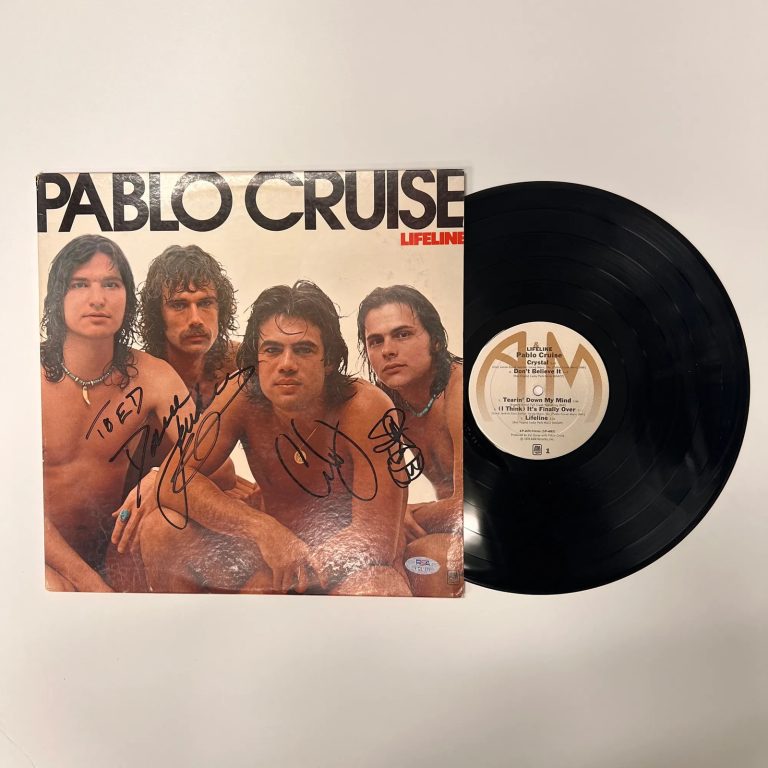 David Jenkins, Cory Lerios, and Steve Price Signed Lifeline Vinyl Album PSA