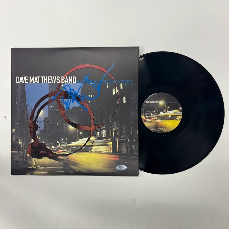 Dave Matthews Signed Before These Crowded Streets Album Vinyl Album PSA