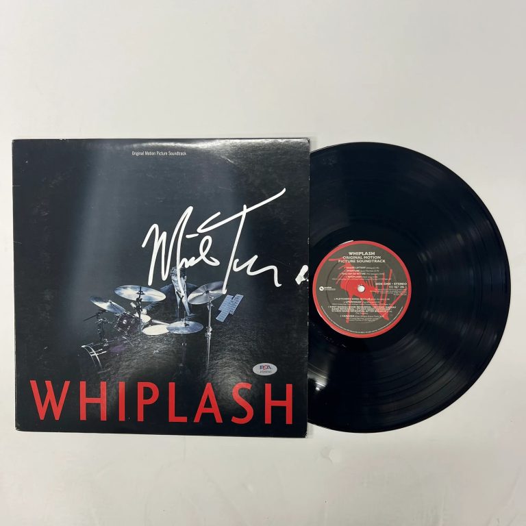 Miles Teller Signed Whiplash Vinyl Album PSA Autographed
