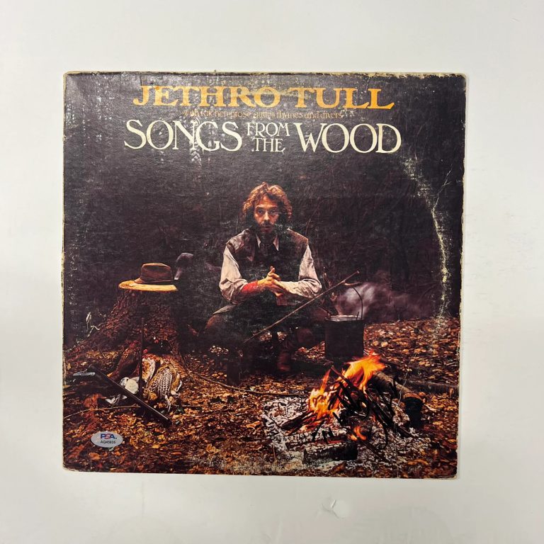 Martin Barre Signed Songs from the Wood Vinyl Album PSA Autographed