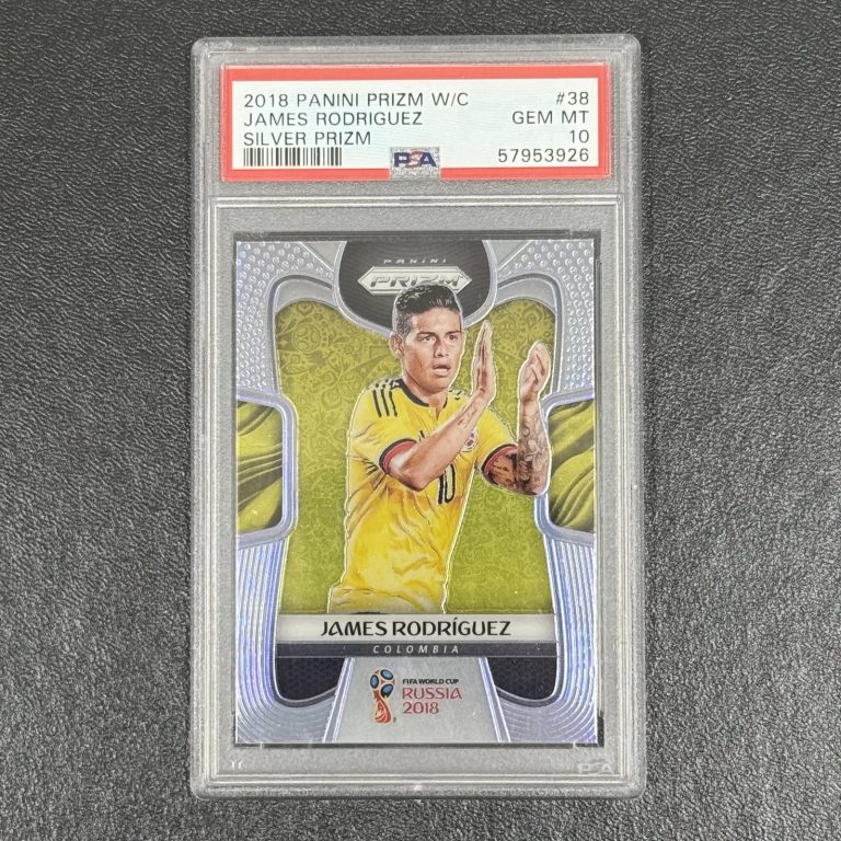 2018 Panini Prizm World Cup Silver#38 James Rodriguez PSA 10