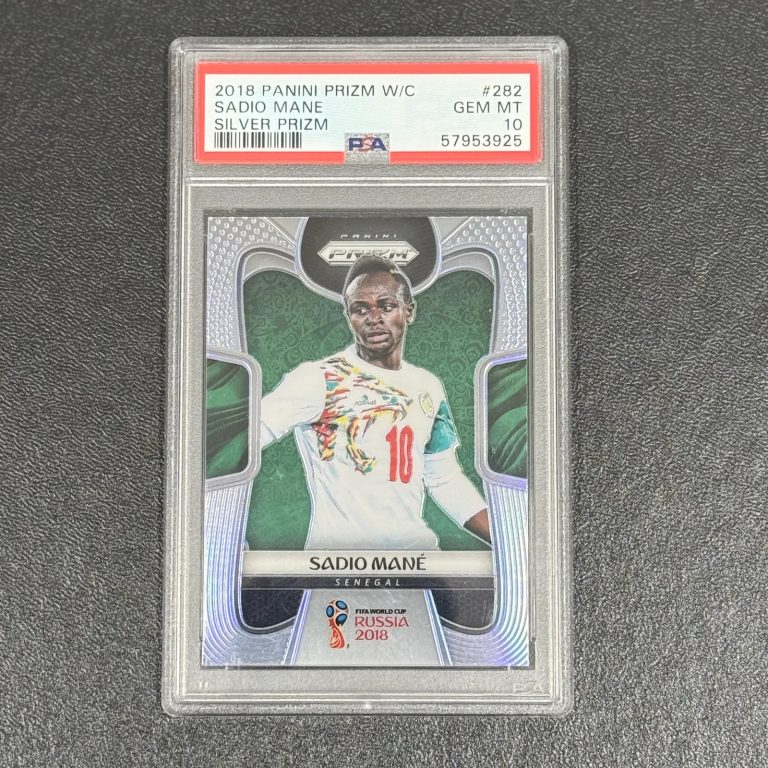 2018 Panini Prizm World Cup Silver#282 Sadio Mane PSA 10