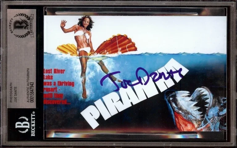 Joe Dante Signed Autographed Magazine Photo Piranha BAS 7943