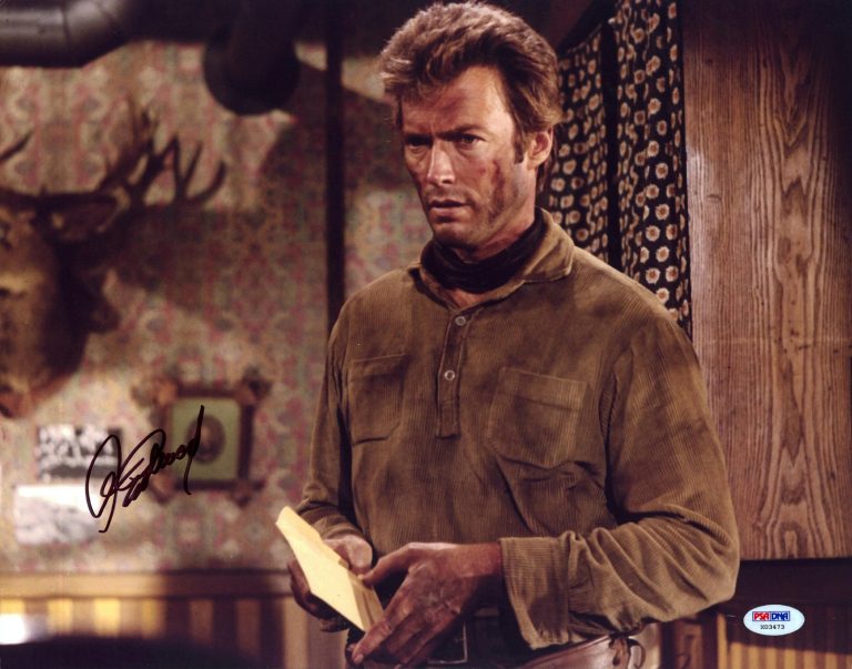Clint Eastwood The Good, the Bad and the Ugly Signed 11x14 Photo PSA/DNA #X03473