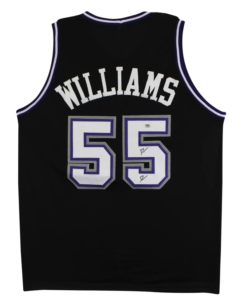 Jason Williams Authentic Signed Twice Black Pro Style Jersey PSA/DNA #AQ49083