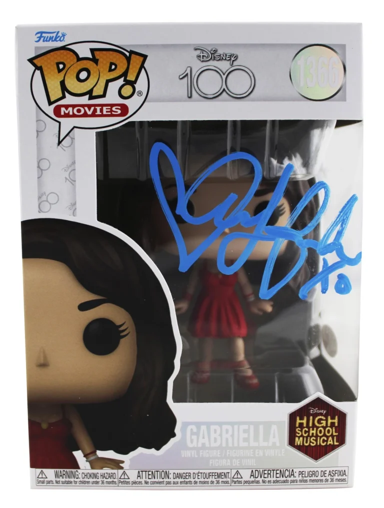 Vanessa Hudgens High School Musical Signed Gabriella #1366 Funko Pop Figure JSA