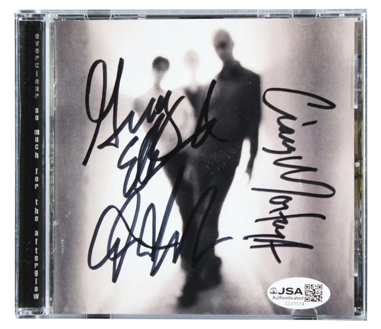Everclear (3) Alexakis, Montoya & Eklund Signed Cd Booklet w/ Disk JSA #CL51514