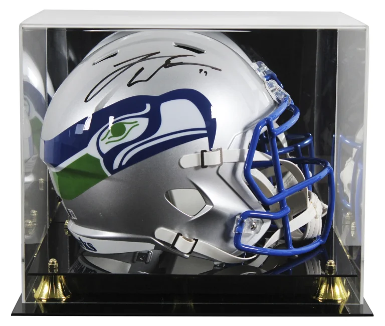 Seahawks Leonard Williams Signed 1983-01 TB F/S Speed Rep Helmet W/ Case BAS Wit