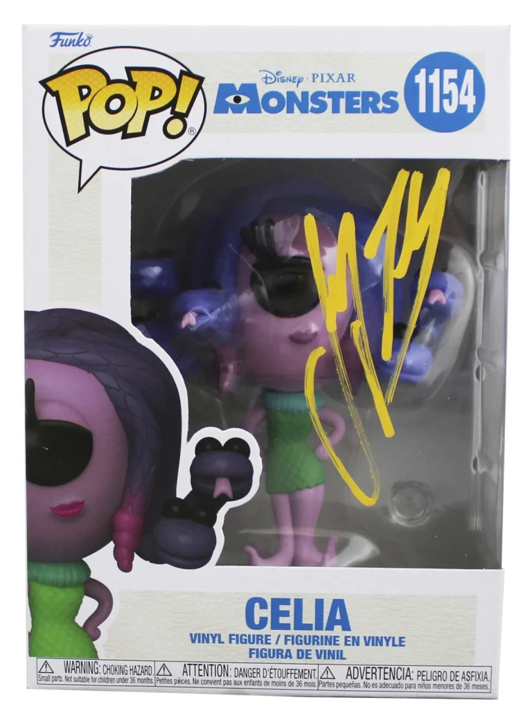 Jennifer Tilly Monsters Signed Celia #1154 Funko Pop Vinyl Figure JSA #CE80210