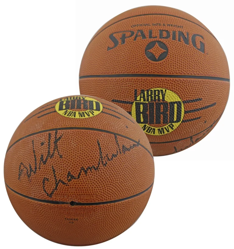 Lakers Wilt Chamberlain Authentic Signed Spalding  Basketball PSA/DNA #AO04398