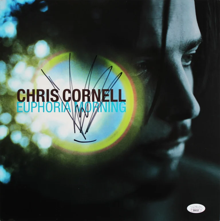 Chris Cornell Authentic Signed Euphoria Morning Album Flat JSA #ZZ66510