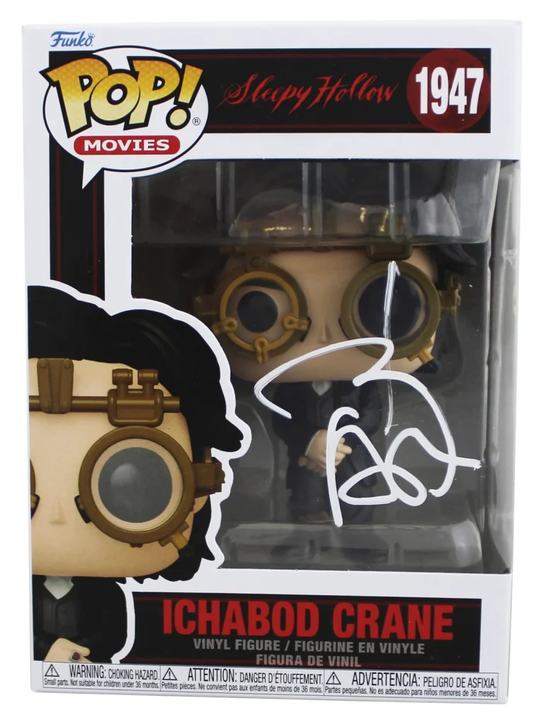 Johnny Depp Sleepy Hollow Signed Ichabod Crane #1947 Funko Pop Vinyl Figure BAS
