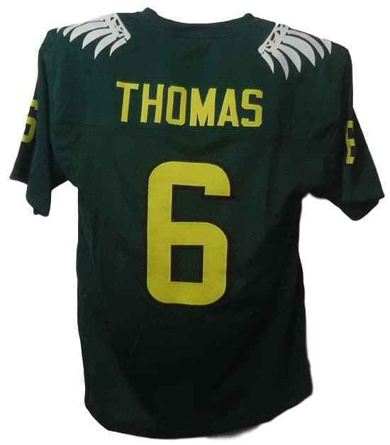 Deanthony Thomas Unsigned College Style Green XL Jersey 40002