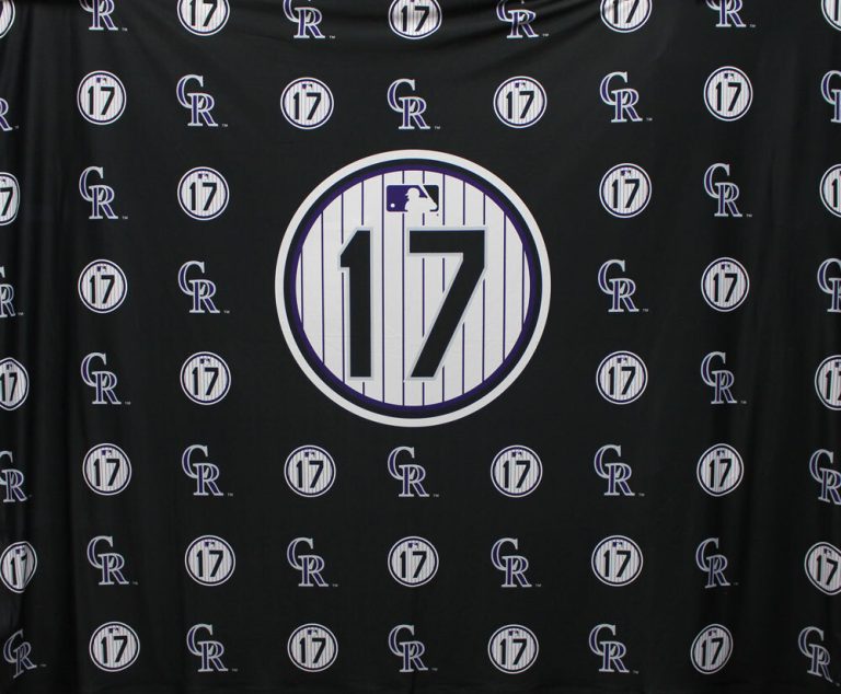 Todd Helton Colorado Rockies Retirement Banner 9' 3