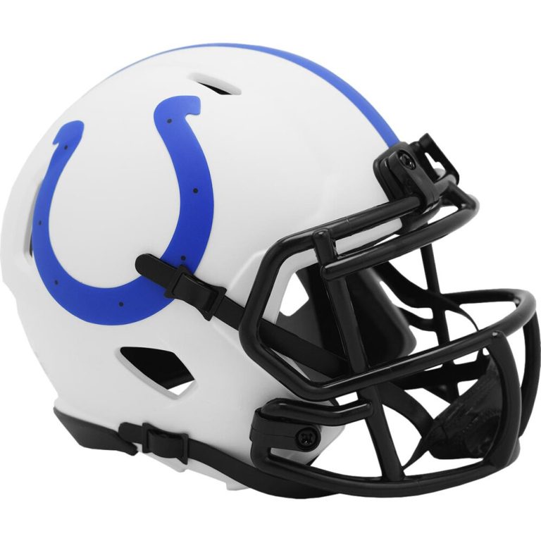 Indianapolis Colts Lunar Speed Mini Helmet Riddell New In Box 28705
