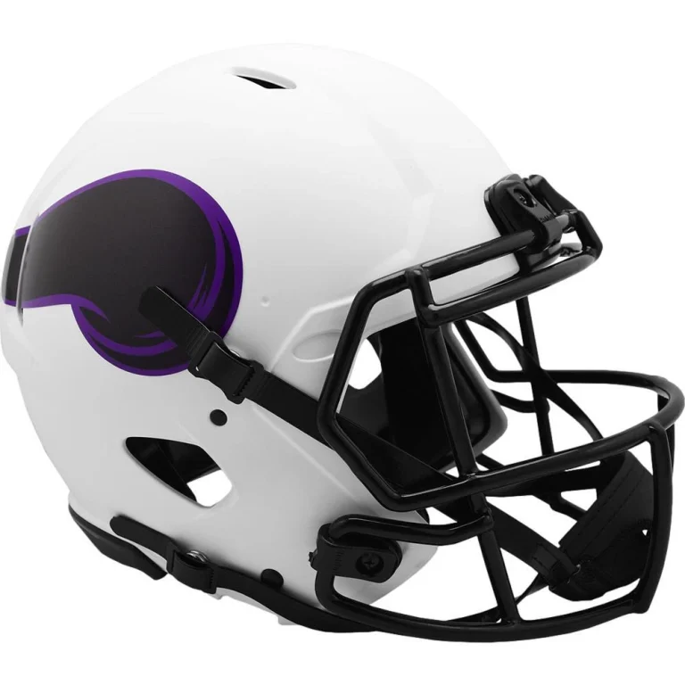 Minnesota Vikings Full Size Authentic Lunar Speed Helmet New In Box 28776